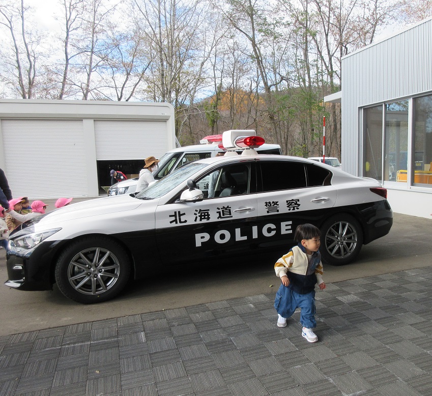 パトカーの乗車体験もできました🚓